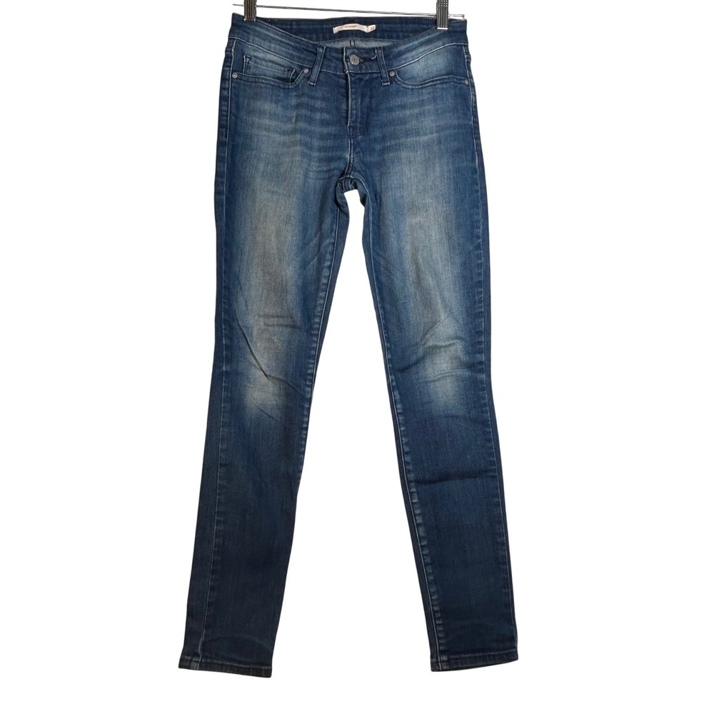 Levi Strauss 711 Skinny Jeans‎ Women Blue Denim Size 27